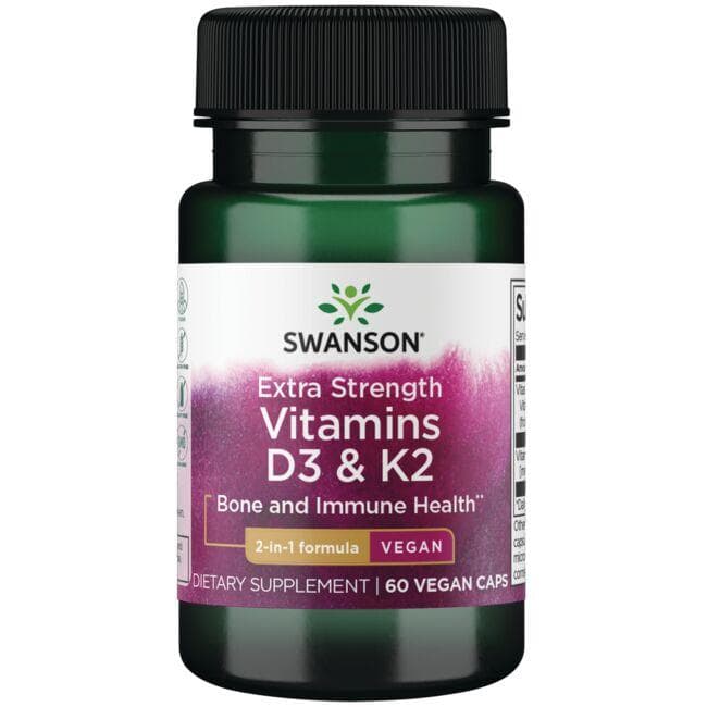 Extra Strength D3 & K2 - 5,000 IU & 100 mcg